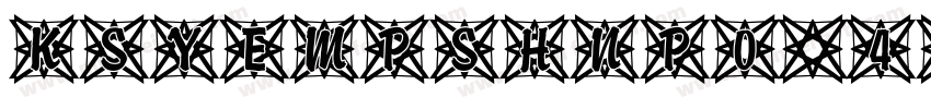 KSYEMPSHNP0 49 90字体转换